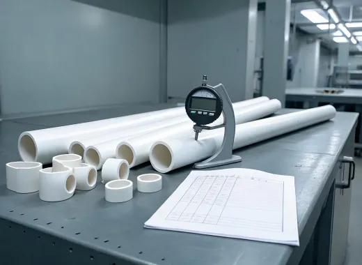 PVC extrusion inspection