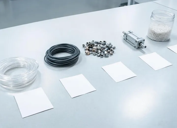 Pneumatic parts and sample kit